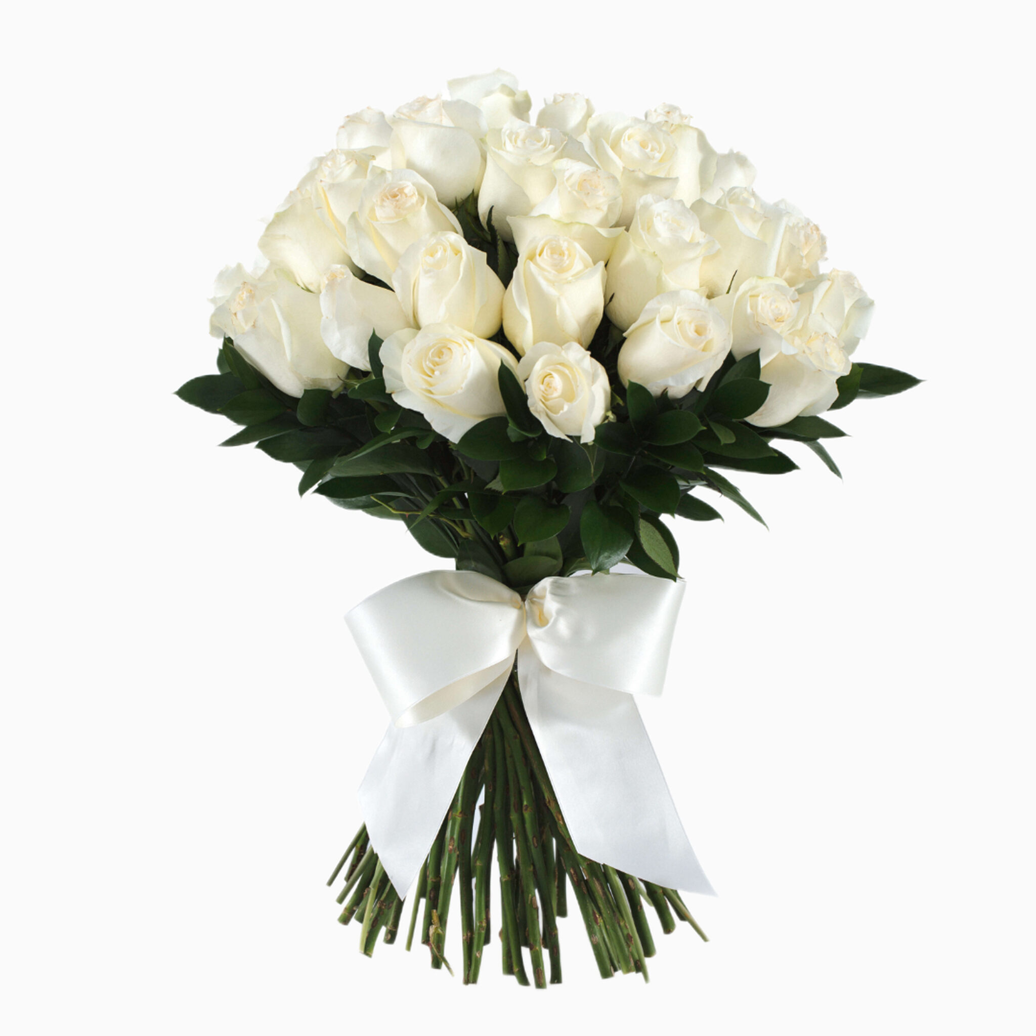 Ramo De Rosas Blancas Con Entrega