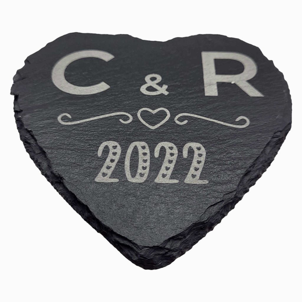 Corazón De Pizarra Personalizado