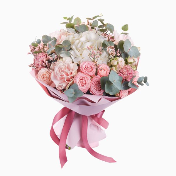 Ramo De Flores Rosa Para Mujer